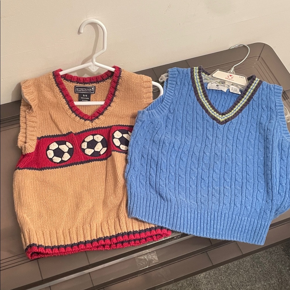 Kids' Soccer and Cable Knit Sweater Set
